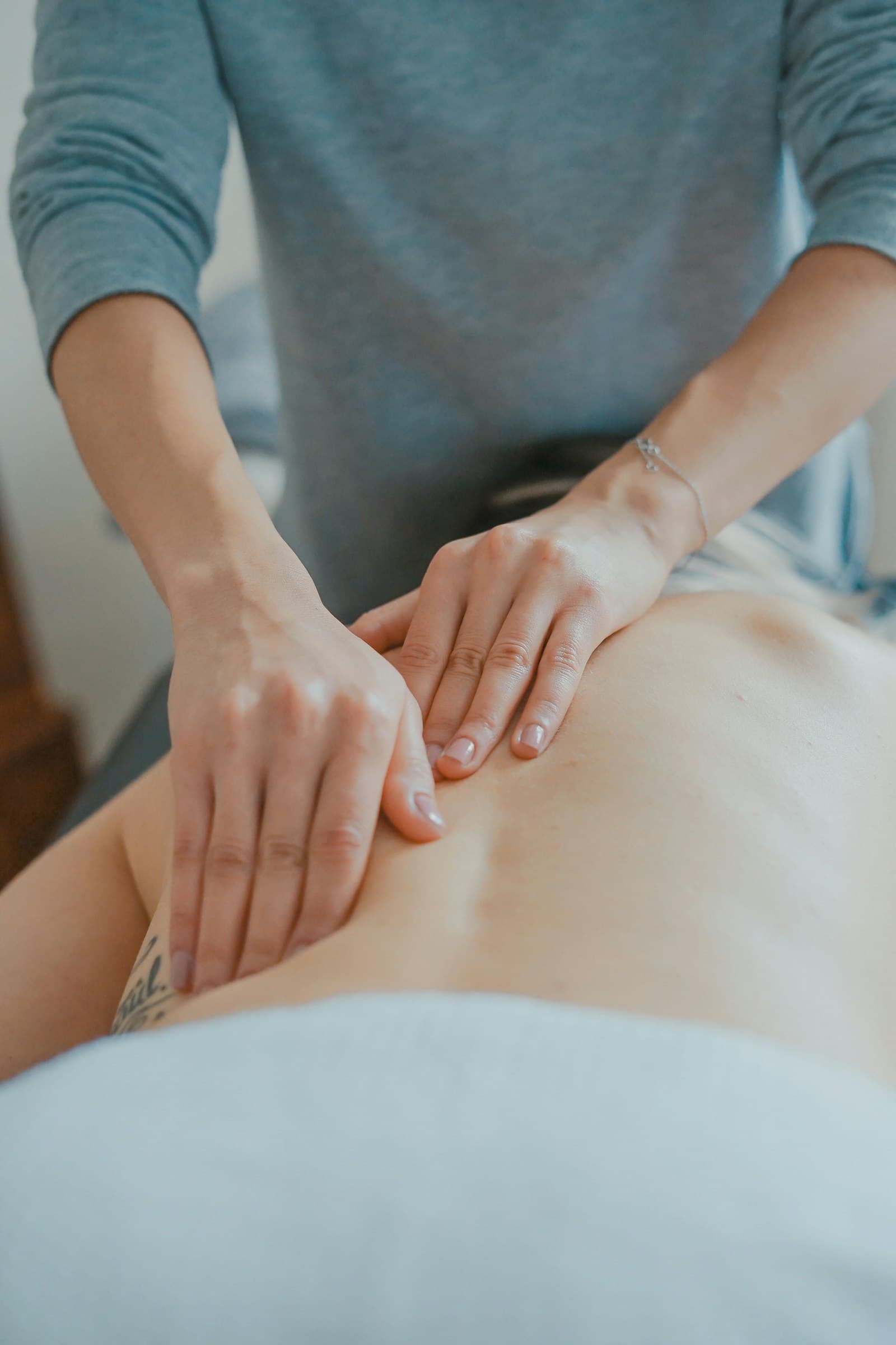 Fysioterapeutisk behandling av en patient